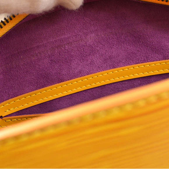 LOUIS VUITTON Yellow Epi Saint Jacques Poignee Long Tote M52339 122662 - Picture 10 of 10